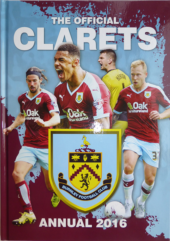 imageBurnley burnley fc book The Official Clarets Annual 2016